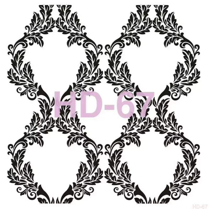 Cadence Home Decor Duvar Stencil - HD067 - 1