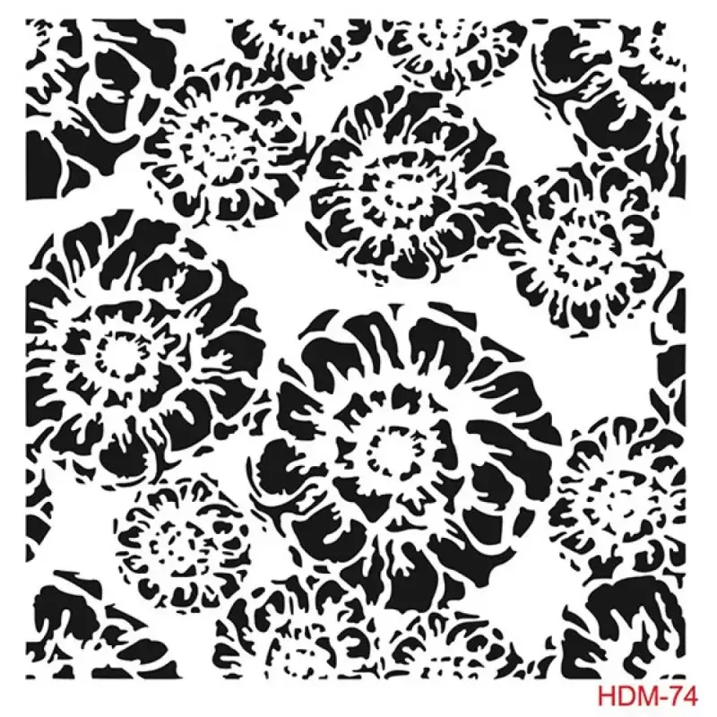 Cadence Home Decor Duvar Stencil - HD074 - 1