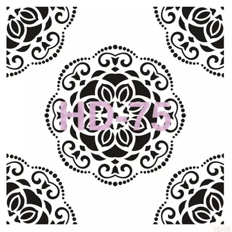 Cadence Home Decor Duvar Stencil - HD075 - 1