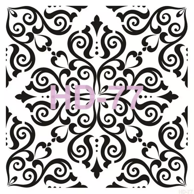 Cadence Home Decor Duvar Stencil - HD077 - 1