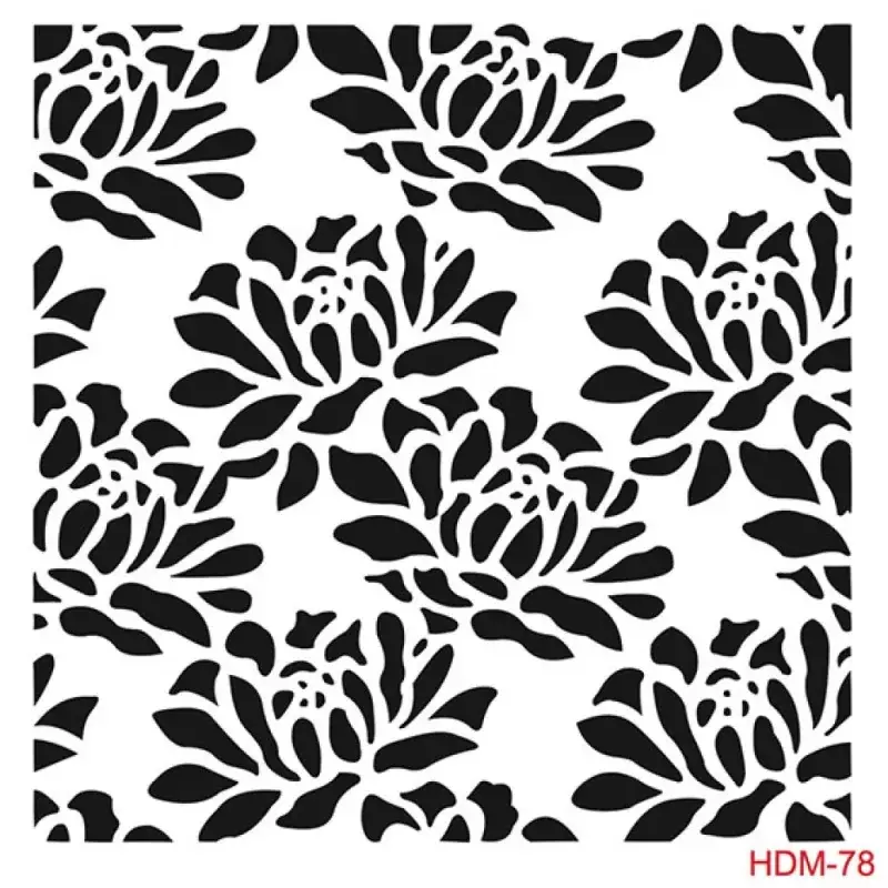 Cadence Home Decor Duvar Stencil - HD078 - 1
