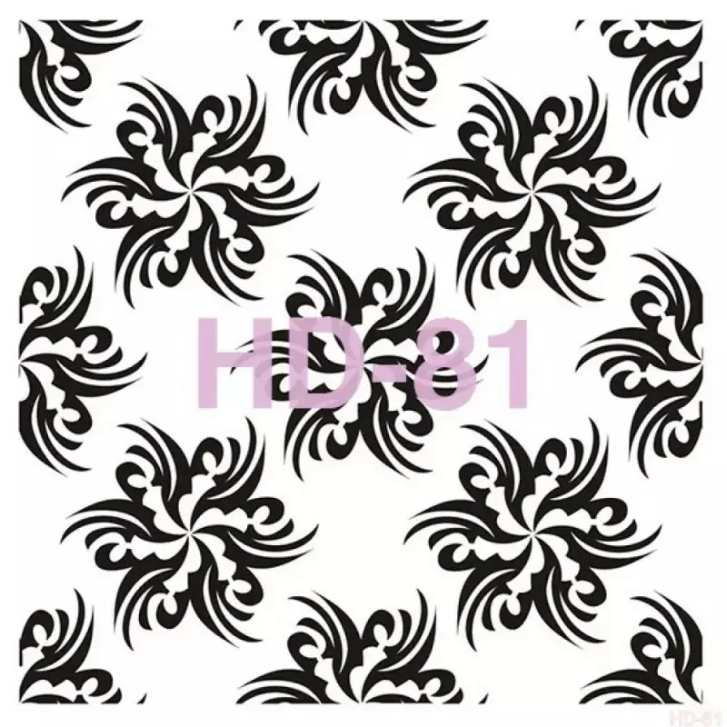 Cadence Home Decor Duvar Stencil - HD081 - 1