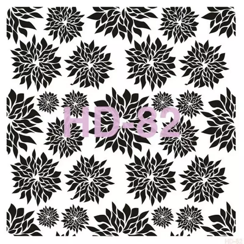 Cadence Home Decor Duvar Stencil - HD082 - 1