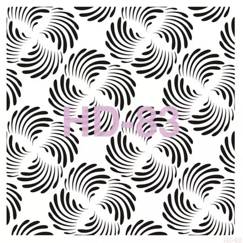 Cadence Home Decor Duvar Stencil - HD083 - 1