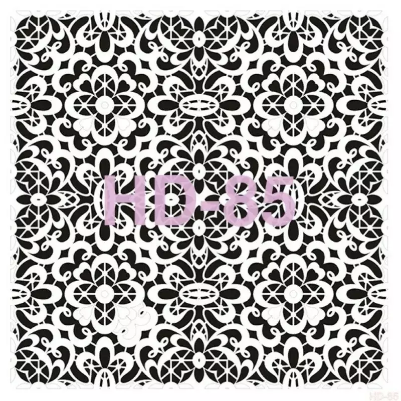 Cadence Home Decor Duvar Stencil - HD085 - 1