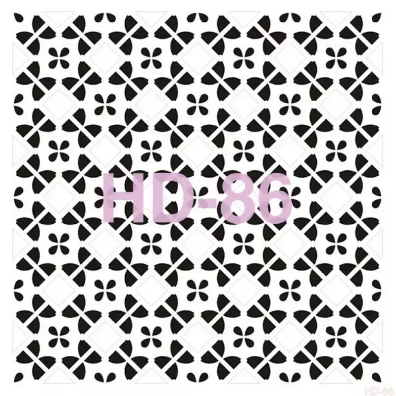 Cadence Home Decor Duvar Stencil - HD086 - 1