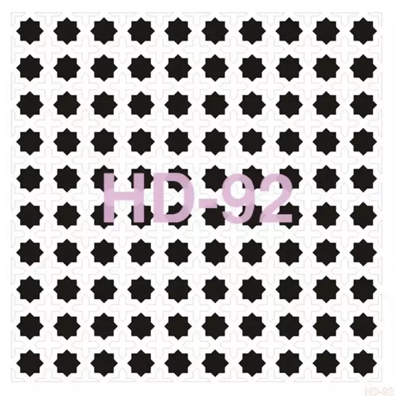 Cadence Home Decor Duvar Stencil - HD092 - 1