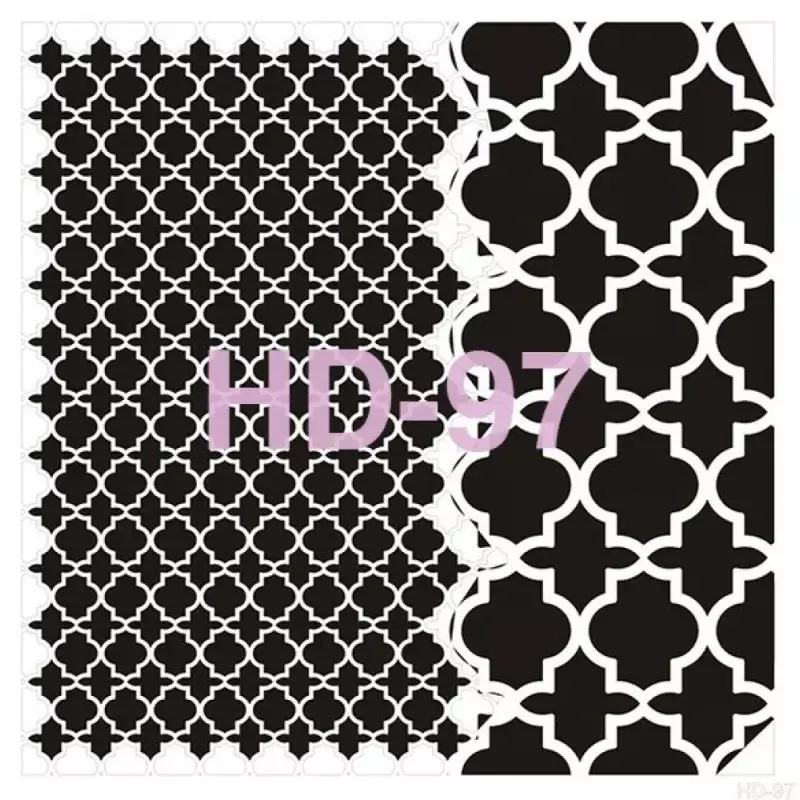 Cadence Home Decor Duvar Stencil - HD097 - 1