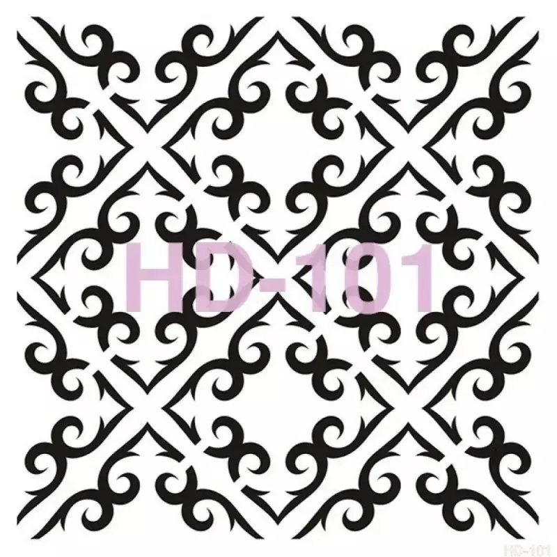 Cadence Home Decor Duvar Stencil - HD101 - 1