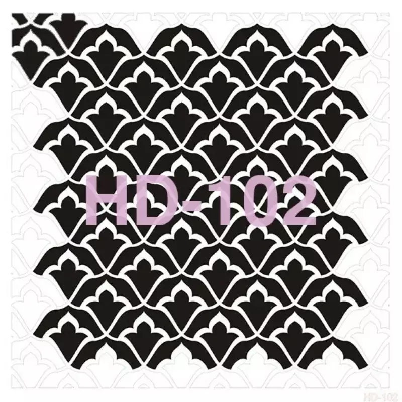 Cadence Home Decor Duvar Stencil - HD102 - 1