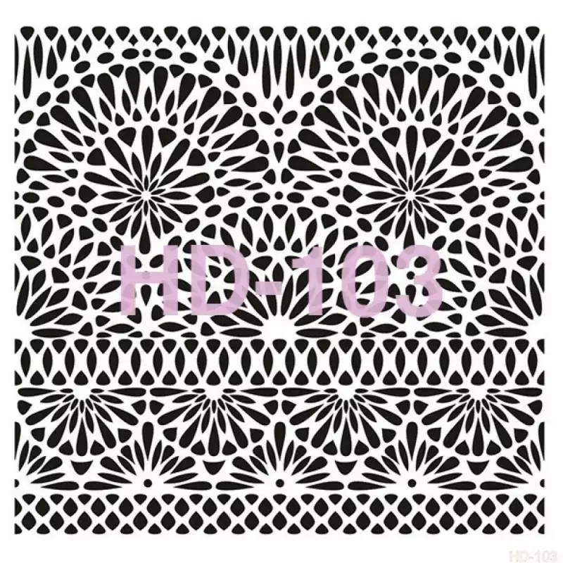 Cadence Home Decor Duvar Stencil - HD103 - 1