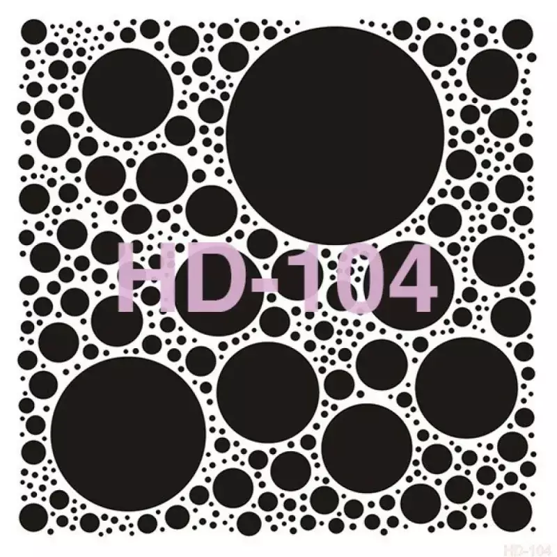 Cadence Home Decor Duvar Stencil - HD104 - 1