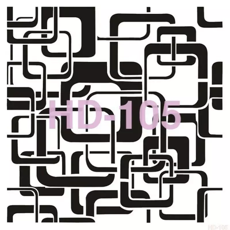 Cadence Home Decor Duvar Stencil - HD105 - 1