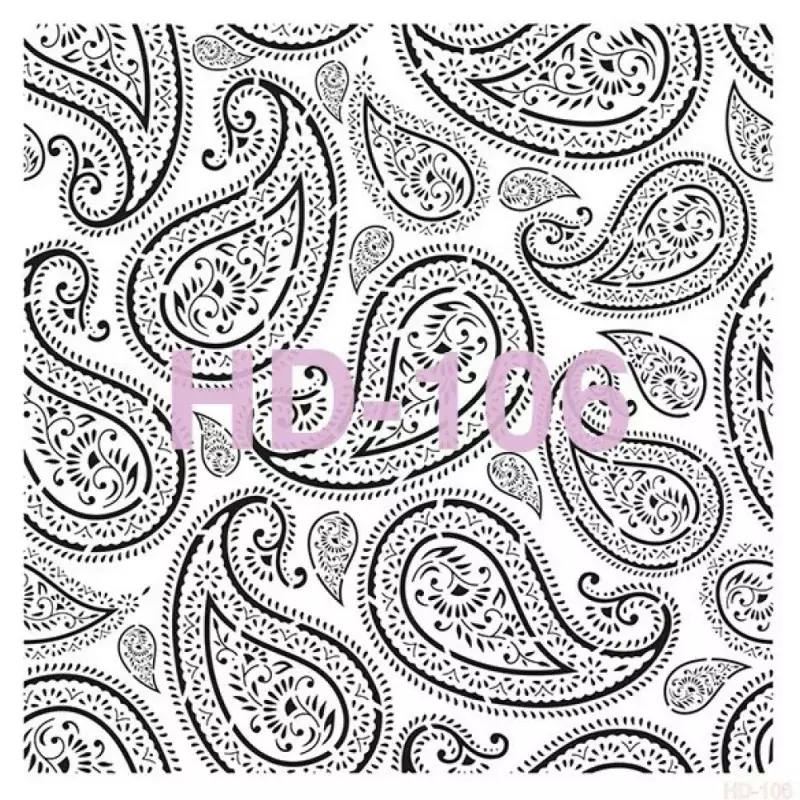 Cadence Home Decor Duvar Stencil - HD106 - 1