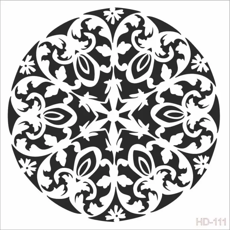 Cadence Home Decor Duvar Stencil - HD111 - 1