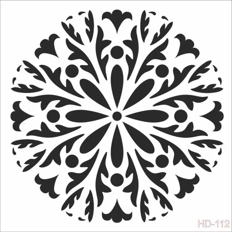Cadence Home Decor Duvar Stencil - HD112 - 1