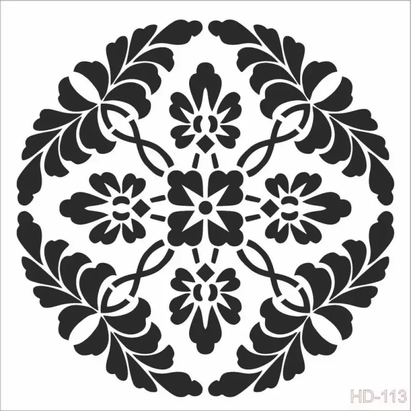 Cadence Home Decor Duvar Stencil - HD113 - 1