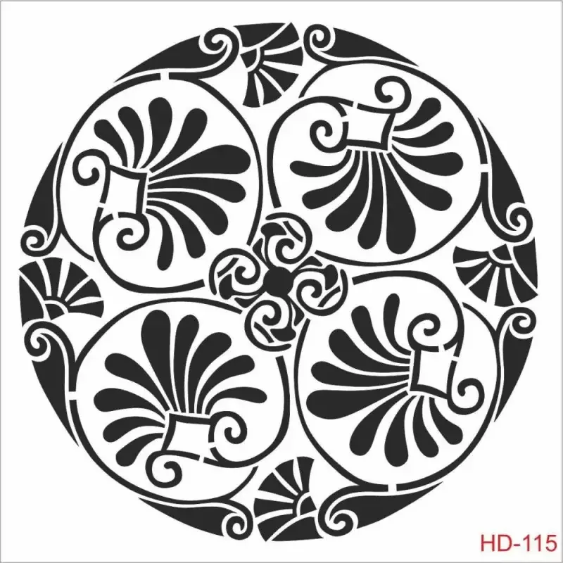 Cadence Home Decor Duvar Stencil - HD115 - 1