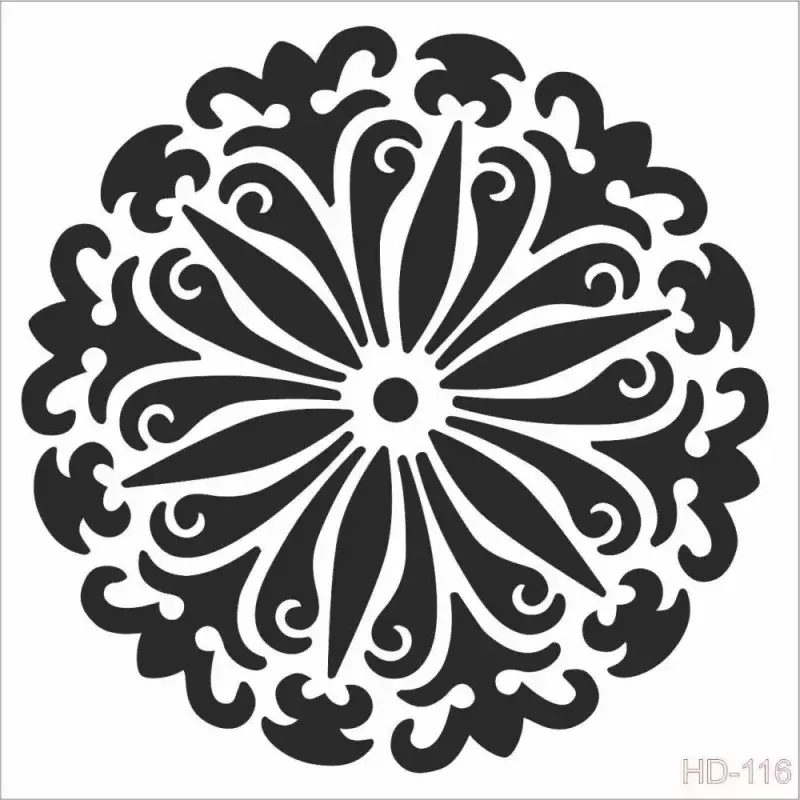 Cadence Home Decor Duvar Stencil - HD116 - 1
