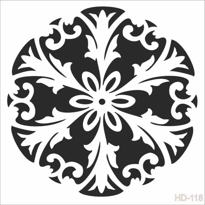 Cadence Home Decor Duvar Stencil - HD118 - 1