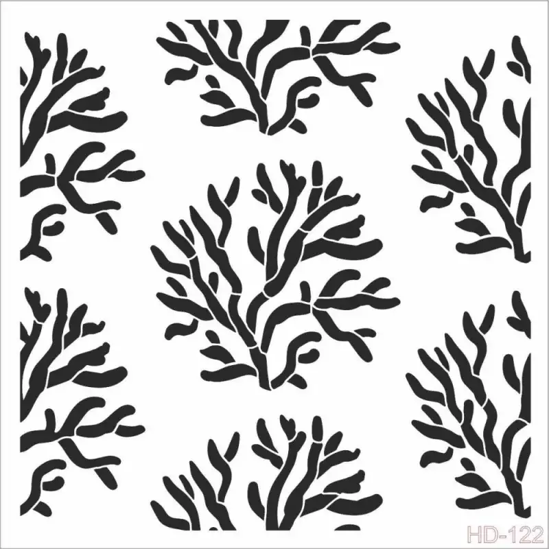 Cadence Home Decor Duvar Stencil - HD122 - 1