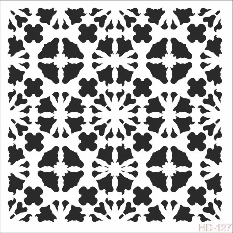 Cadence Home Decor Duvar Stencil - HD127 - 1