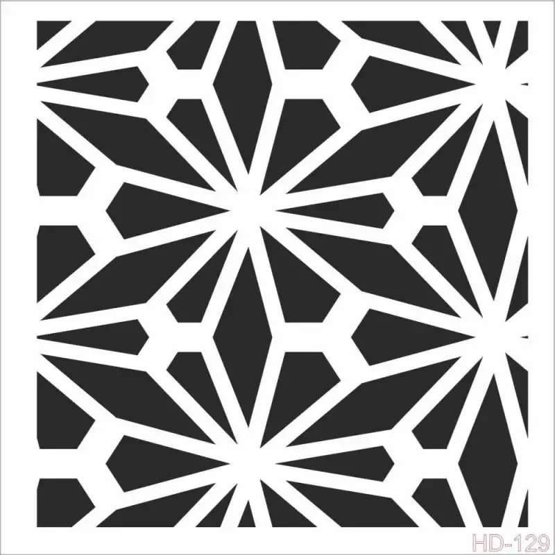 Cadence Home Decor Duvar Stencil - HD129 - 1
