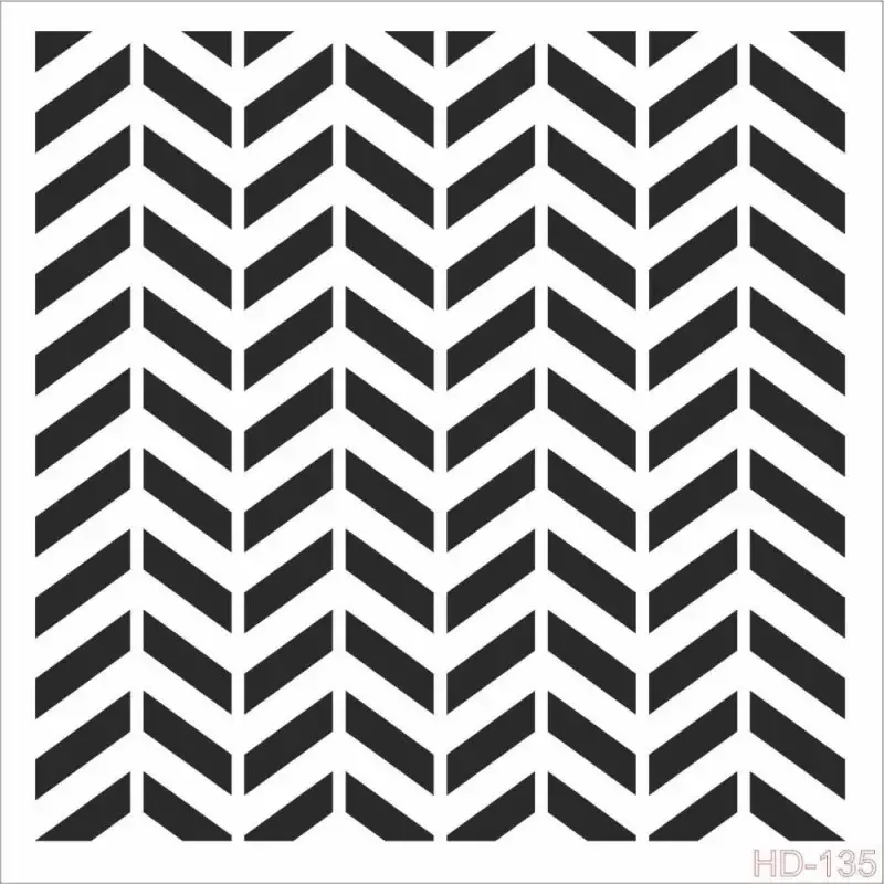 Cadence Home Decor Duvar Stencil - HD135 - 1