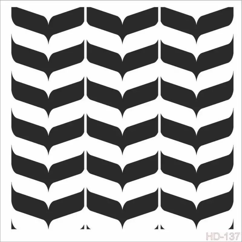 Cadence Home Decor Duvar Stencil - HD137 - 1