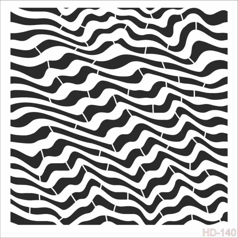 Cadence Home Decor Duvar Stencil - HD140 - 1