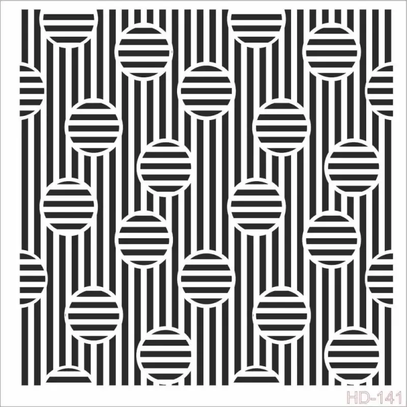 Cadence Home Decor Duvar Stencil - HD141 - 1