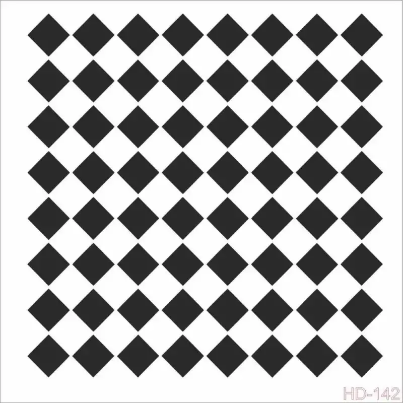 Cadence Home Decor Duvar Stencil - HD142 - 1