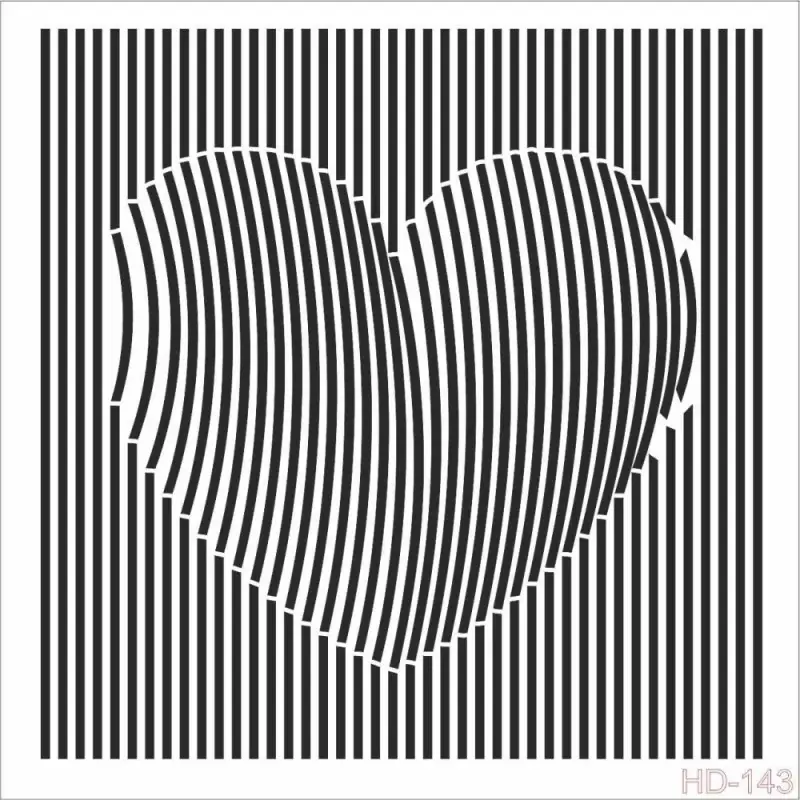 Cadence Home Decor Duvar Stencil - HD143 - 1