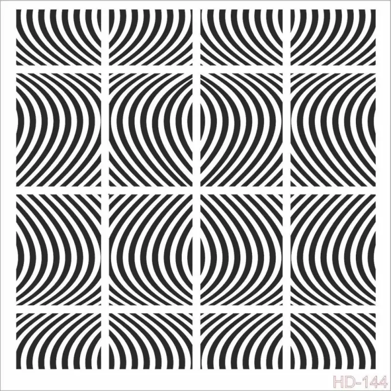 Cadence Home Decor Duvar Stencil - HD144 - 1