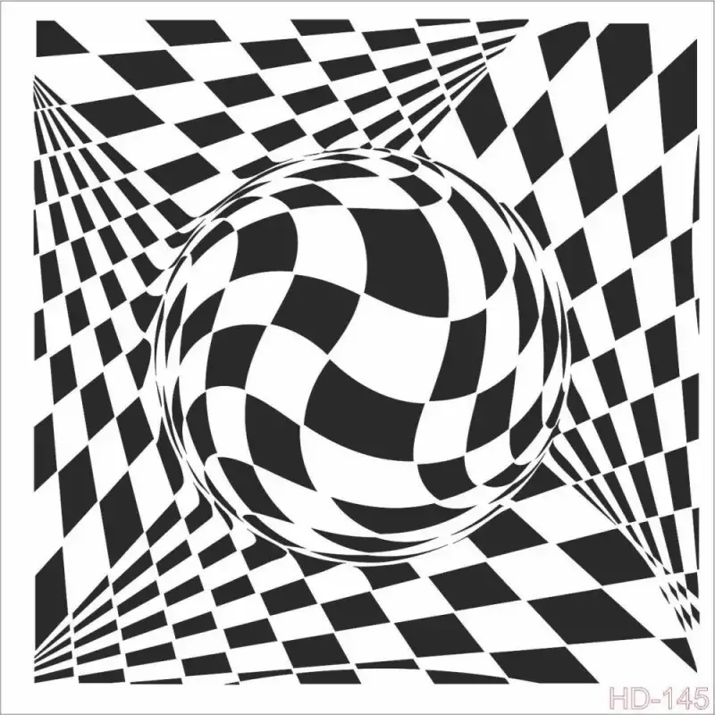 Cadence Home Decor Duvar Stencil - HD145 - 1