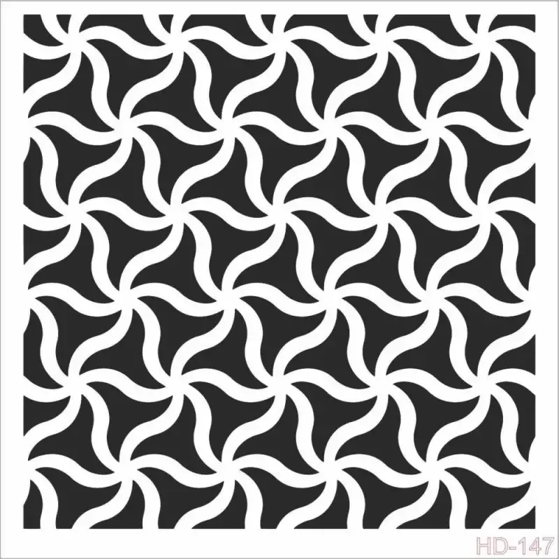 Cadence Home Decor Duvar Stencil - HD147 - 1