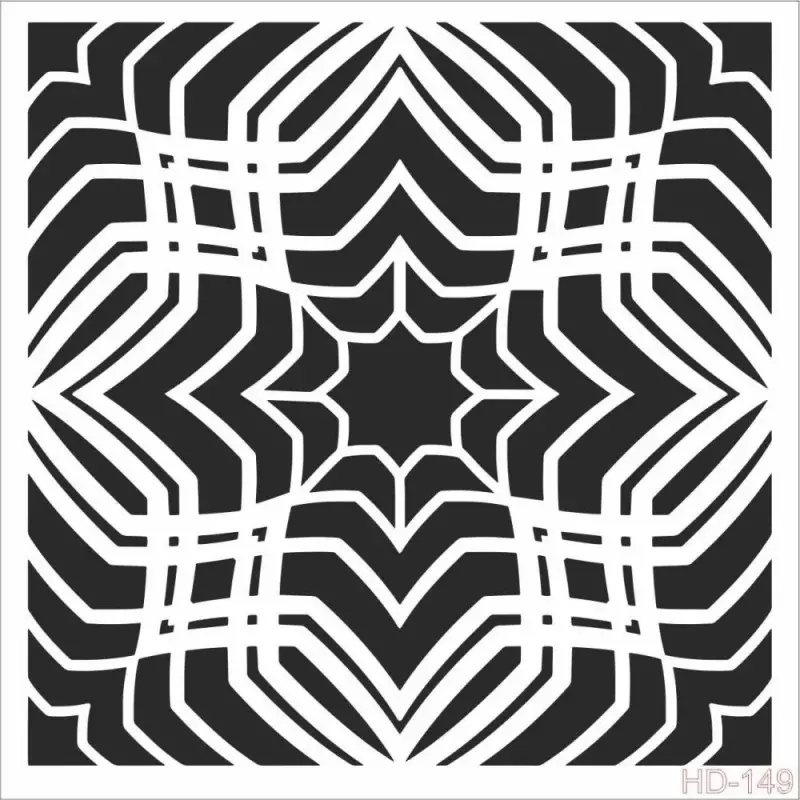 Cadence Home Decor Duvar Stencil - HD149 - 1