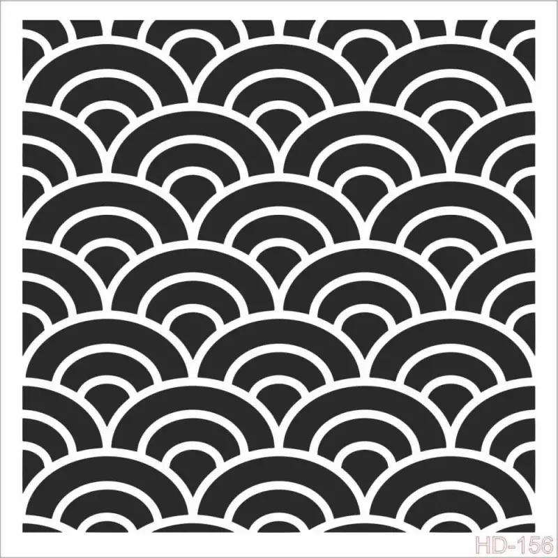 Cadence Home Decor Duvar Stencil - HD156 - 1