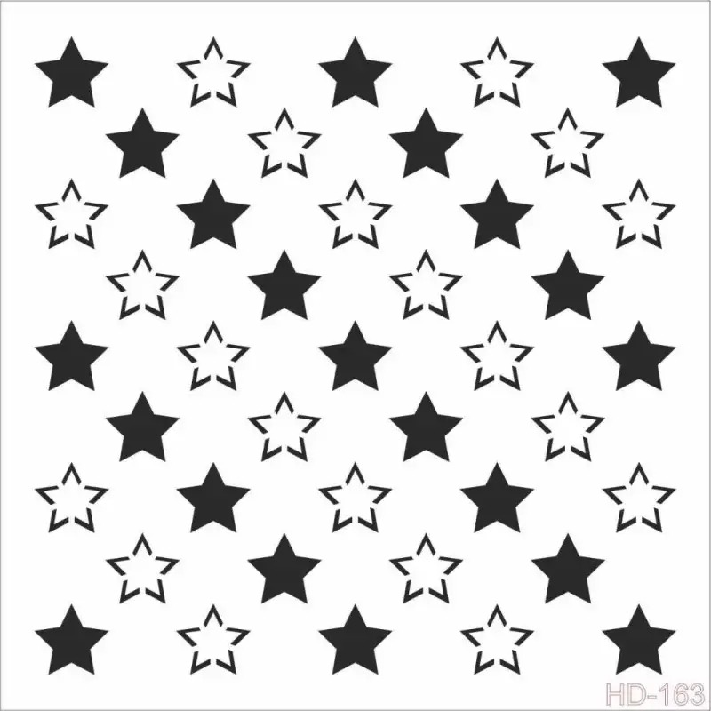 Cadence Home Decor Duvar Stencil - HD163 - 1