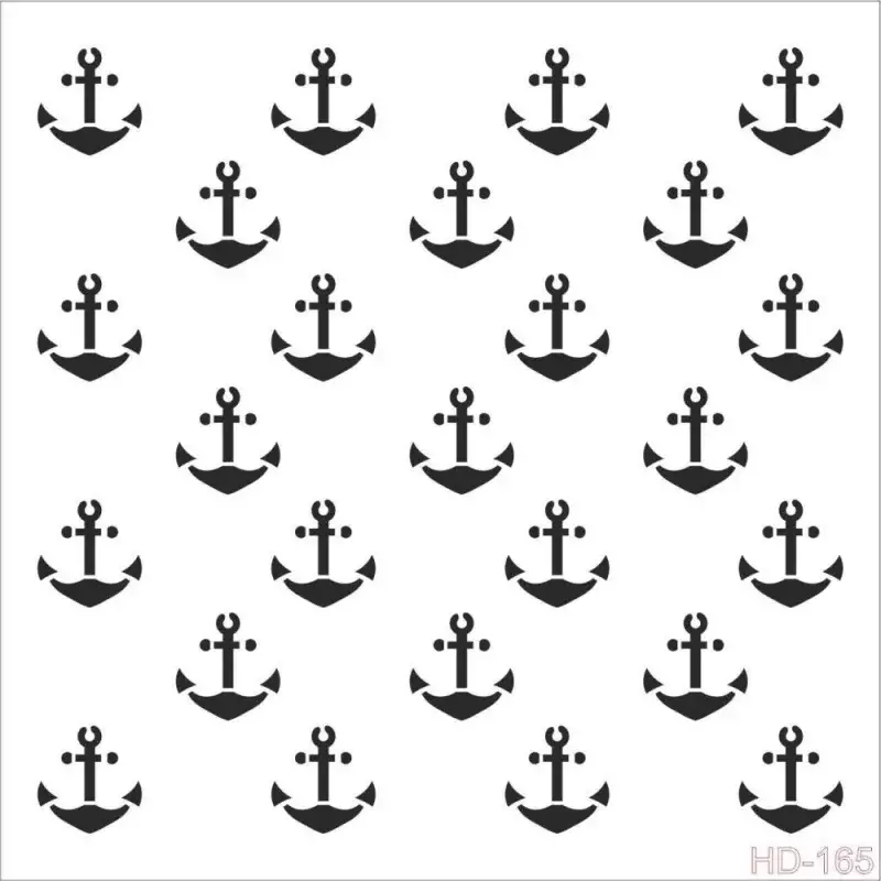 Cadence Home Decor Duvar Stencil - HD165 - 1