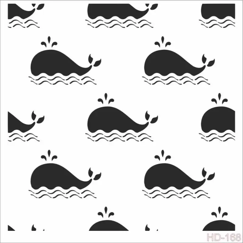 Cadence Home Decor Duvar Stencil - HD168 - 1