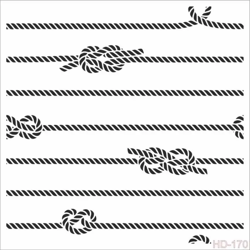 Cadence Home Decor Duvar Stencil - HD170 - 1