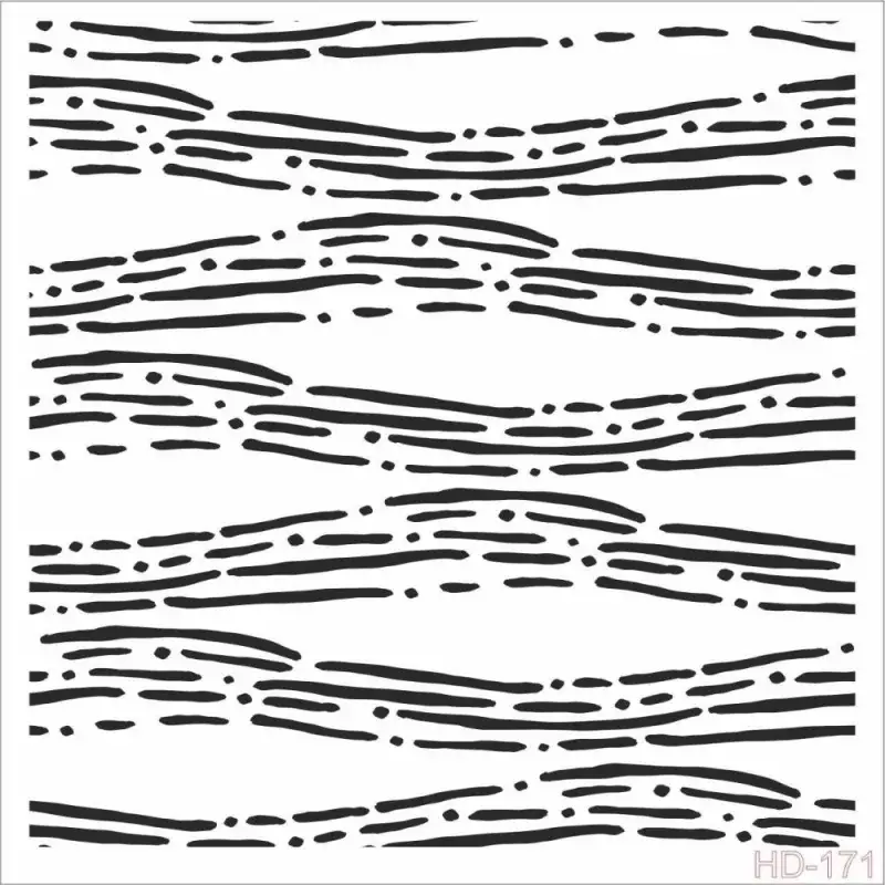 Cadence Home Decor Duvar Stencil - HD171 - 1