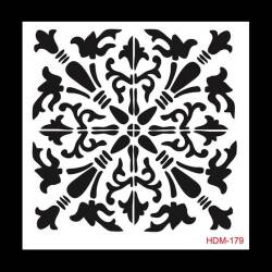 Cadence Home Decor Duvar Stencil - HD179 - Cadence