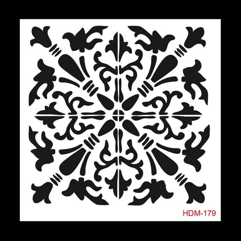 Cadence Home Decor Duvar Stencil - HD179 - 1