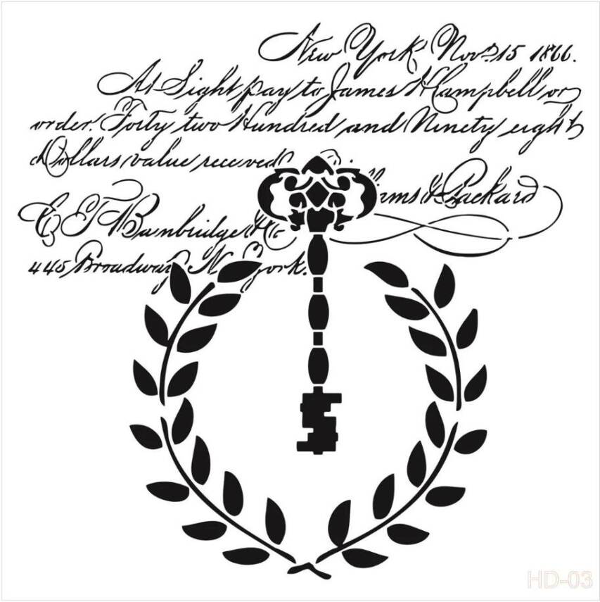 Cadence Home Decor Midi Stencil - HDM003 - 1