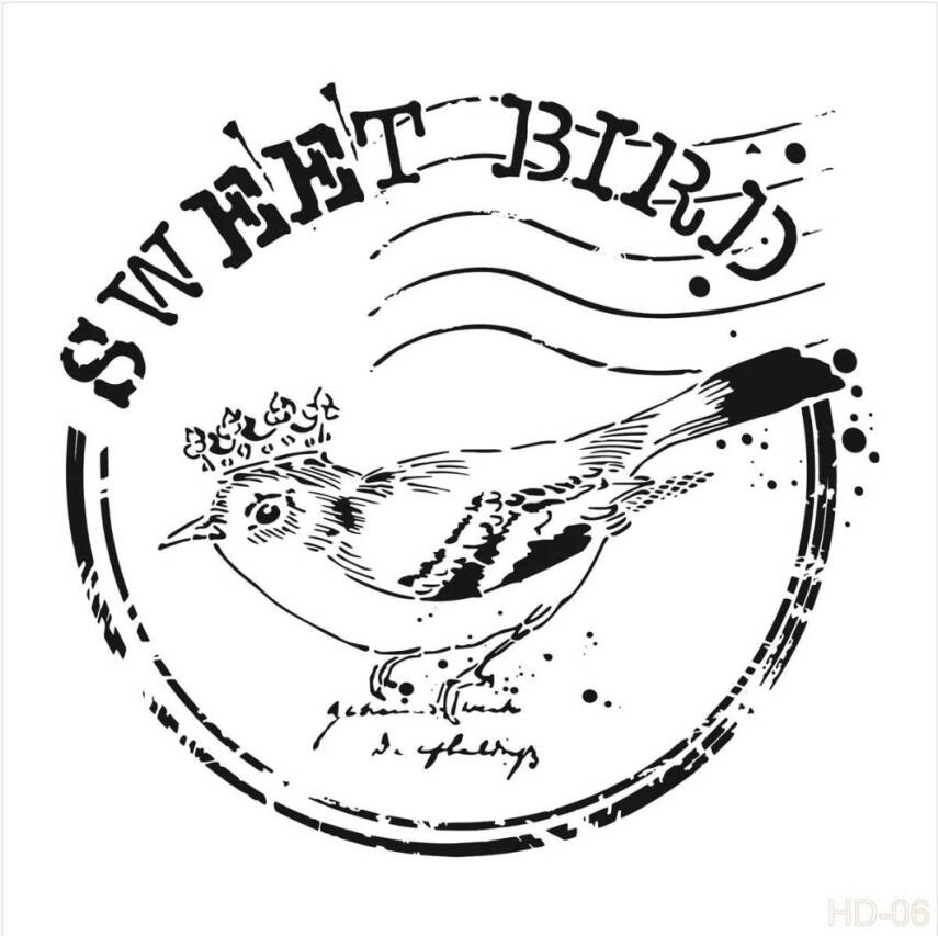 Cadence Home Decor Midi Stencil - HDM006 - 1