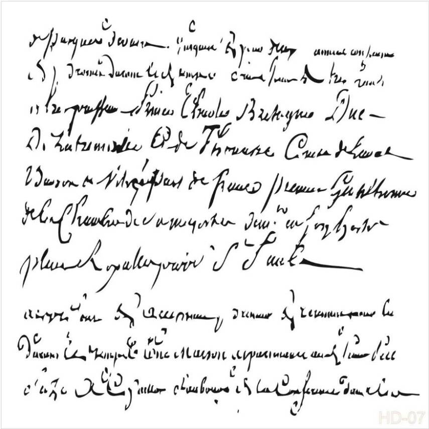 Cadence Home Decor Midi Stencil - HDM007 - 1