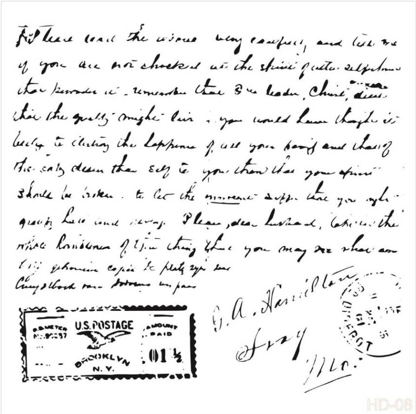 Cadence Home Decor Midi Stencil - HDM008 - 1