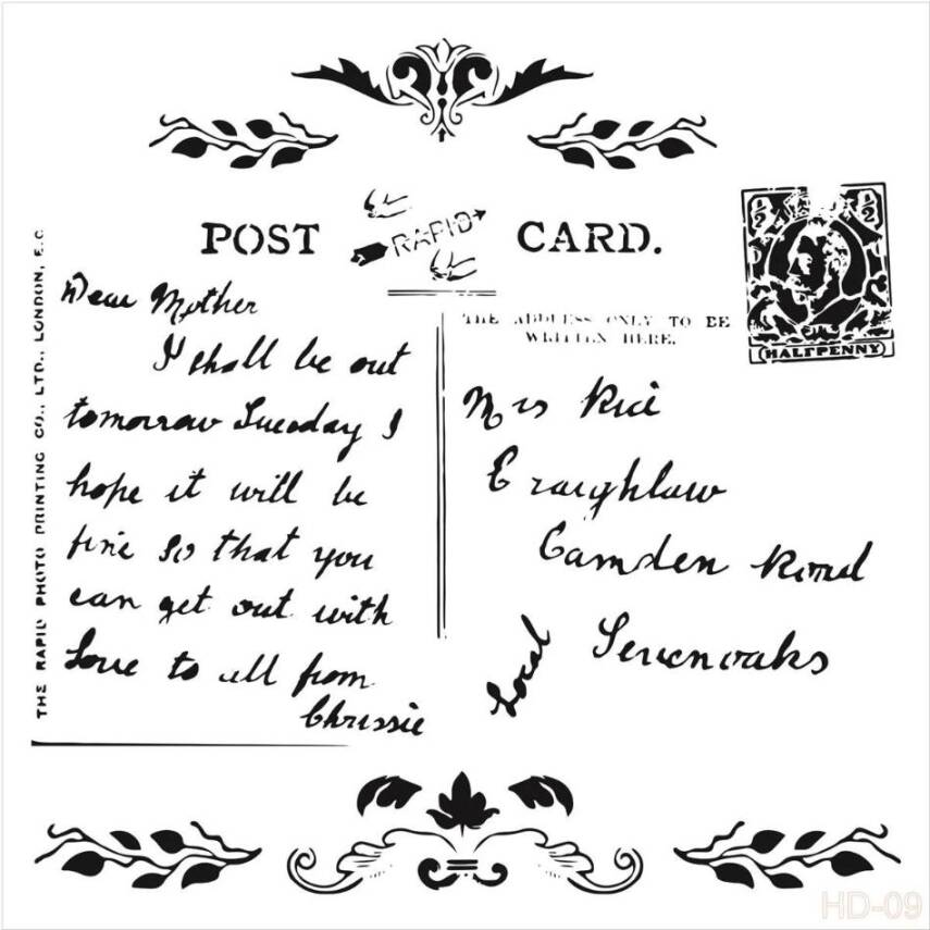 Cadence Home Decor Midi Stencil - HDM009 - 1